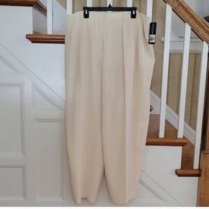 RENA ROWAN White Slack Pants Size 24W